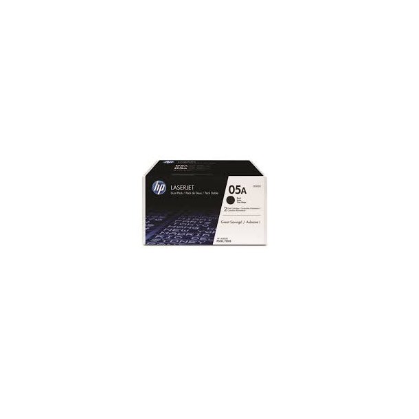 HP 05A Laser toner  Combo Pack 2 pcs - CE505D Original - Black 4600 pages