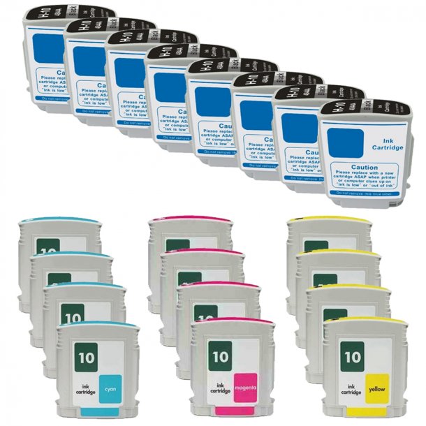 HP 10 Ink Cartridge Combo Pack 20 pcs - Compatible - BK/C/M/Y 560 ml