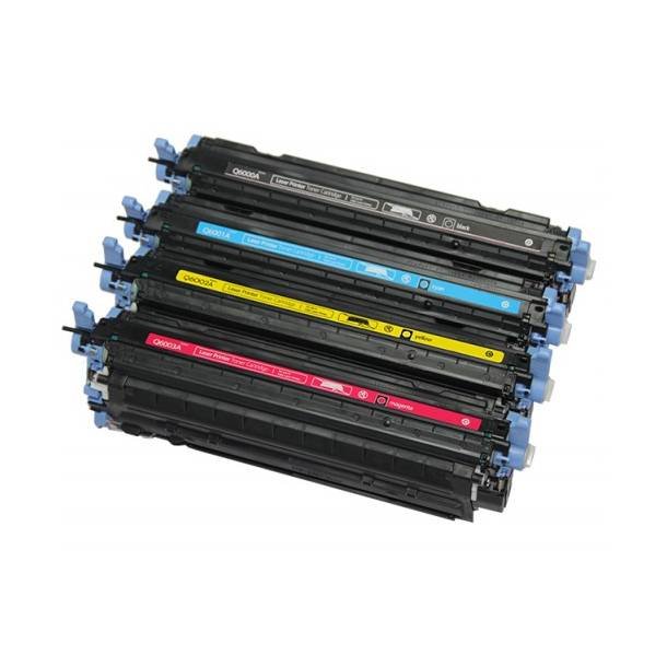 Kompatibel HP 124A combo pack 4 stk lasertoner (8500 sidor)