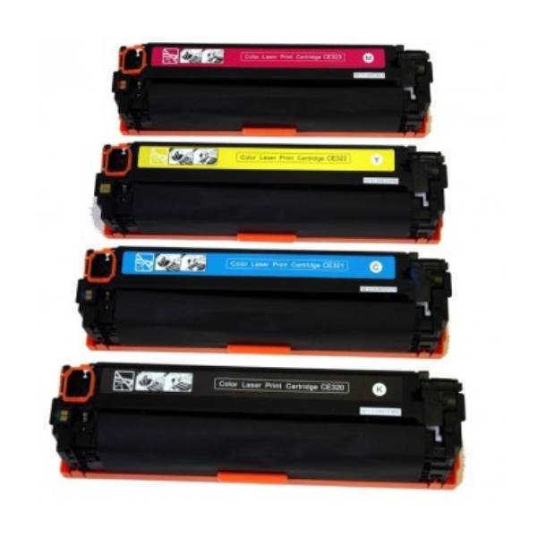 Kompatibel HP 128A combo pack 4 stk lasertoner 6400 sidor