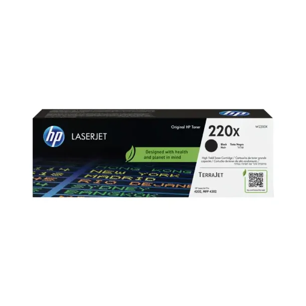 HP 220X BK Original Toner (7500 sidor)