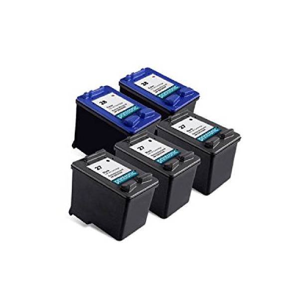 HP 27 / 28 Ink Cartridge Combo Pack 5 pcs - Compatible - BK/C/M/Y 96 ml