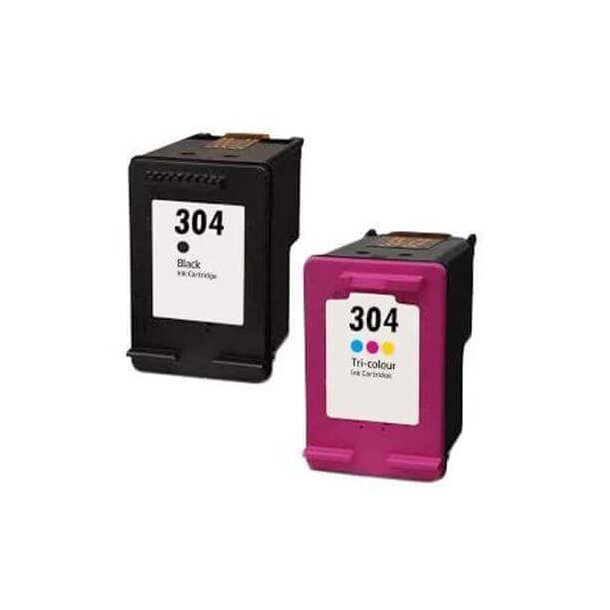 HP 304 XL Ink Cartridge Combo Pack 2 pcs - FN9K08AE Compatible - 36 ml