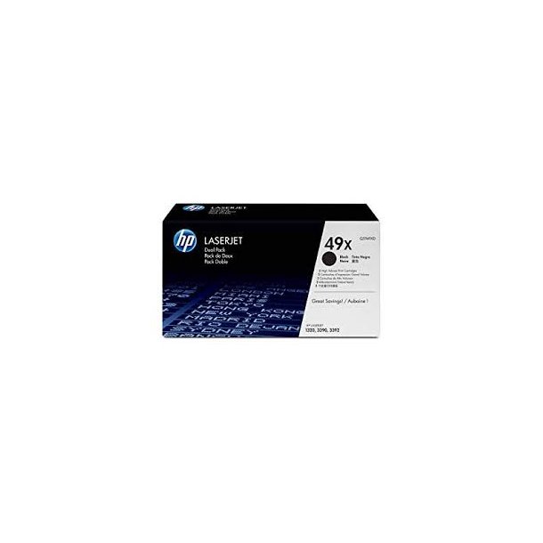 HP 49X lasertone combo pack 2 stk original -12000 sidor