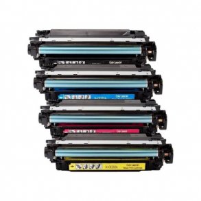 Pixojet toner HP 504A - CE250X, 4 stk. rabatpakke 31500 sider