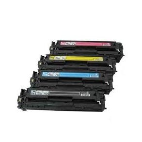 Pixojet toner HP 540A - 541A - 542A - 543A - CB540A, 4 stk. rabattpakke 6400 sider