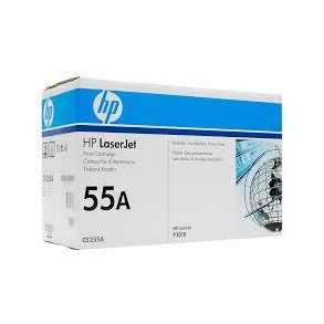 HP toner 55A - CE255A svart 6000 sider, original