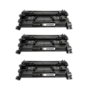 Pixojet toner HP 59X - CF259X, 3 stk. rabattpakke 30000 sider