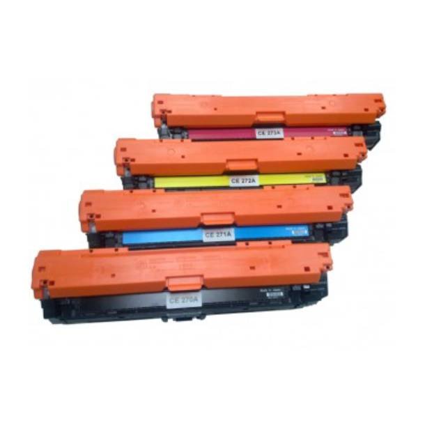 Kompatibel HP 650A combo pack 4 stk lasertoner (58500 sidor)