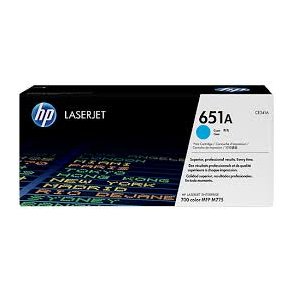 HP toner 651A - CE341A cyan 16000 sider, original