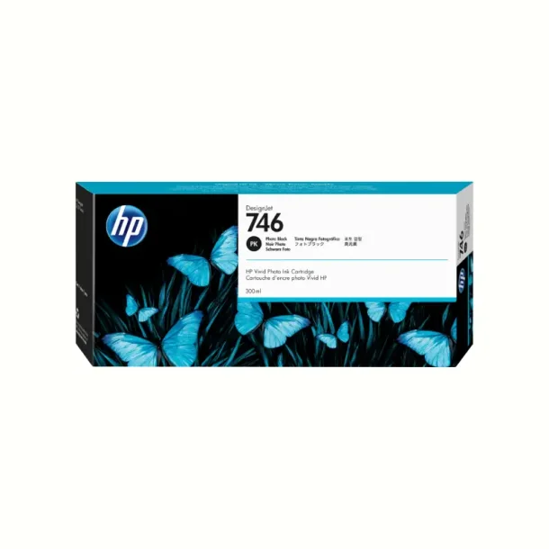 HP 746 PBK Ink Cartridge - P2V82A Original - Photo Black 300 ml