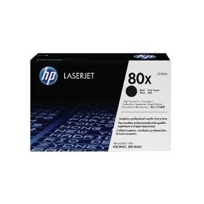 HP toner 80X - CF280X svart 6800 sider, original