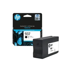HP bläckpatron 937 - 4S6W5NE svart 29 ml, original