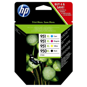 HP 950 / 951 combo pack 4 stk Original blckpatron - 62 ml