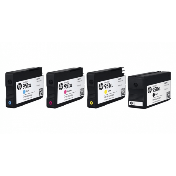 HP 950 / 951 Ink Cartridge Combo Pack 4 pcs - 6ZC65AE Original - BK/C/M/Y 62  ml