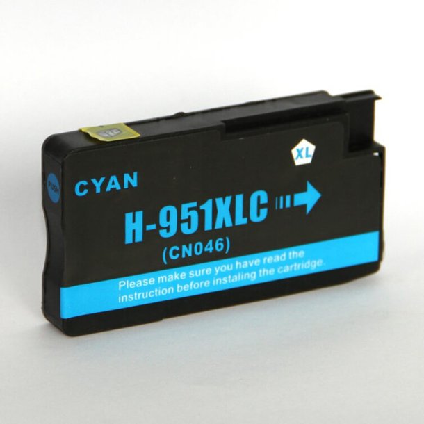 Kompatibel till HP 951 XXL  CN046AE Cyan kompatibel blckpatron 30 ml 