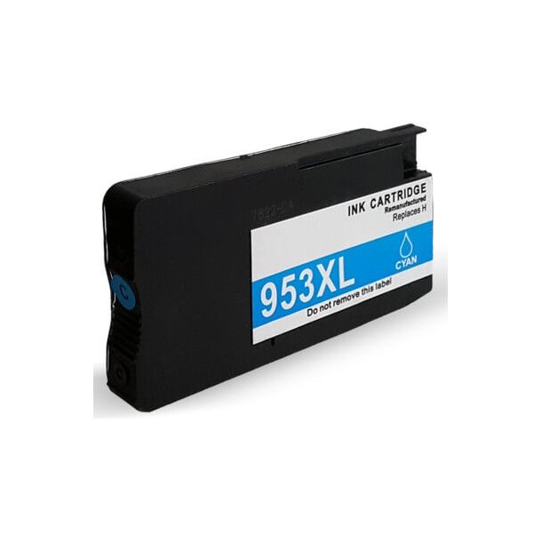 HP 953 XL C (F6U16AE) Cyan Ink Cartridge, Compatible 1600 pages