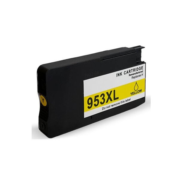 HP 953 XL Y (F6U18AE) Yellow Ink Cartridge, Compatible 1600 pages