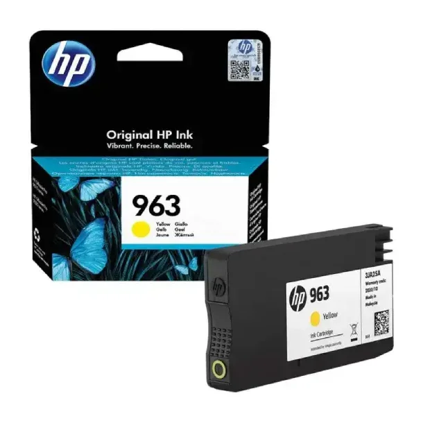 HP 963 - 3JA25AE blkpatron Original Gul 10,7 ml