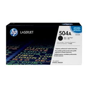 HP toner 504A - CE250A black 5000 pages, original