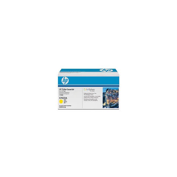 HP CF032A(HP646A) Lasertoner - CF032A Original - Gul 12500 sider 