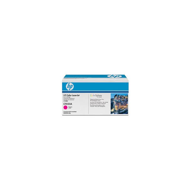 HP CF033A(HP646A) Lasertoner - CF033A Original - Magenta 12500 sider 