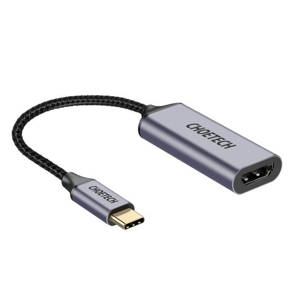 Choetech Hub, USB Type C to HDMI, 4K 60Hz, gray