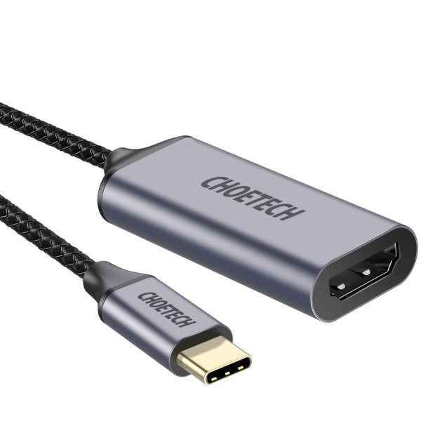 Choetech Hub, USB Type C till HDMI, 4K 60Hz, gr