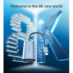 Choetech Hub, USB-C till HDMI, gr