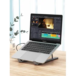 Choetech HUB-M48 7-i-1 HUB-station (Typ-C till HDMI), gr