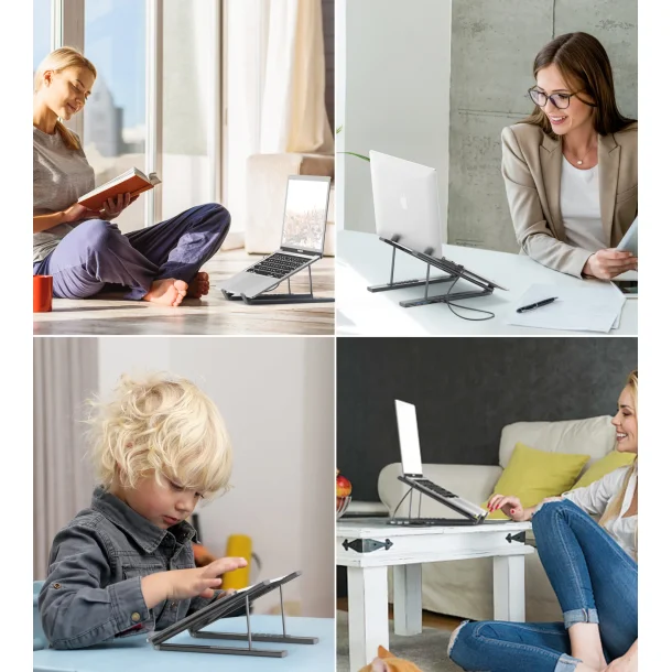 Choetech HUB-M48 7-i-1 HUB-station (Typ-C till HDMI), gr