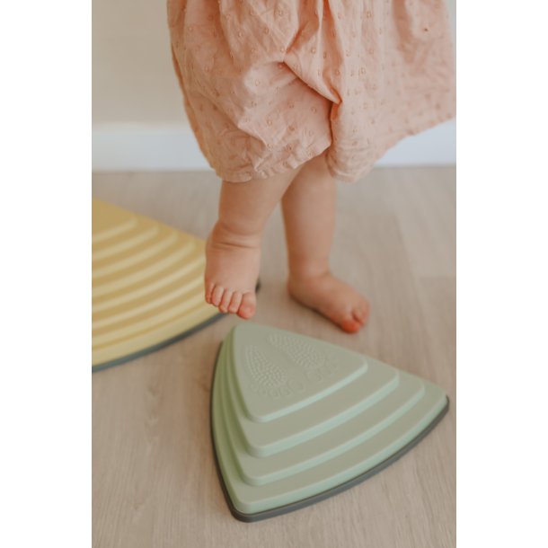 Trningstenar - 6 st set fr balans, motorik och rehabilitering