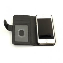 PU l&auml;derfodral / korthllare - f&ouml;r iPhone 7/8/SE 2.gen