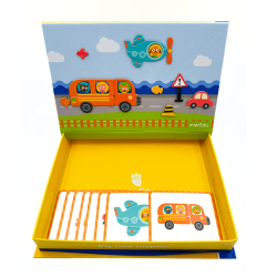 mierEdu Magnetic Book - Cars