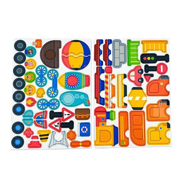 mierEdu Magnetic Book - Cars