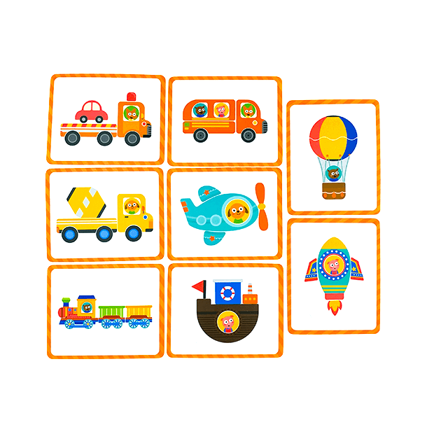 mierEdu Magnetic Book - Cars