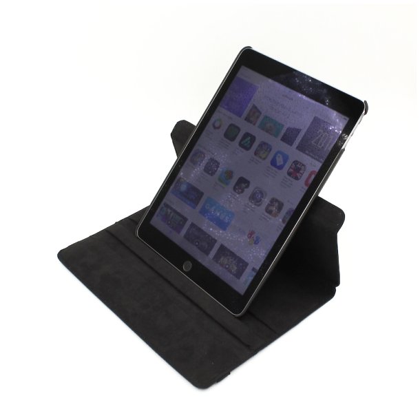 SERO Rotating PU lr cover for iPad mini 1/2/3/4/5, svart