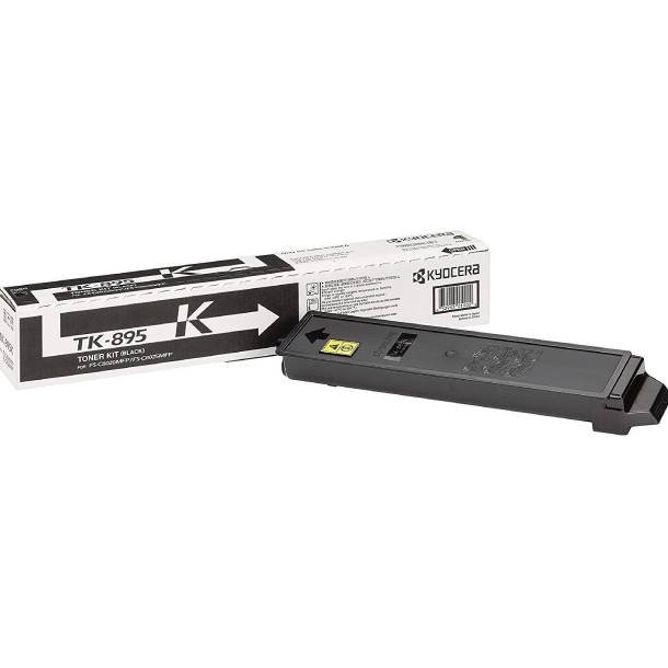 Kyocera TK-895 BK Original lasertoner (12000 sidor)