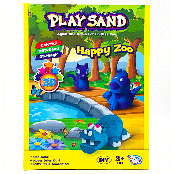 Kinetic Sand, Happy Zoo, 500 g (2 colors)