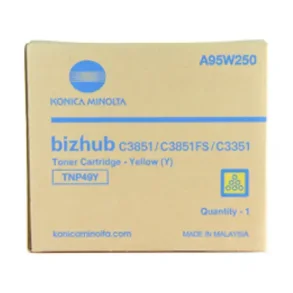 Konica Minolta toner TNP 49 - A95W250 gul 12000 sider, original