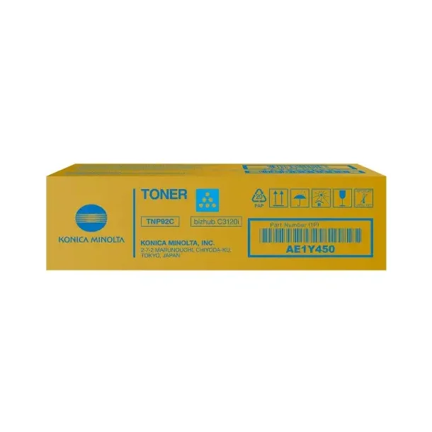 Konica Minolta TNP92C - AE1Y450 C Original Toner 4000 sidor