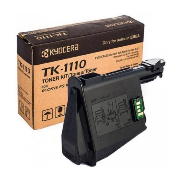 Kyocera TK-1110 BK Original lasertoner (2500 sidor)