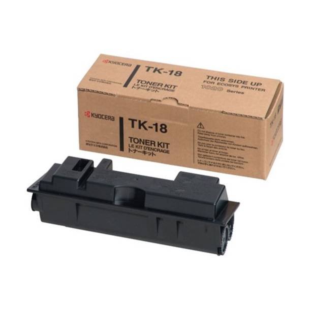 Kyocera TK-18 BK Original lasertoner (7200 sidor)