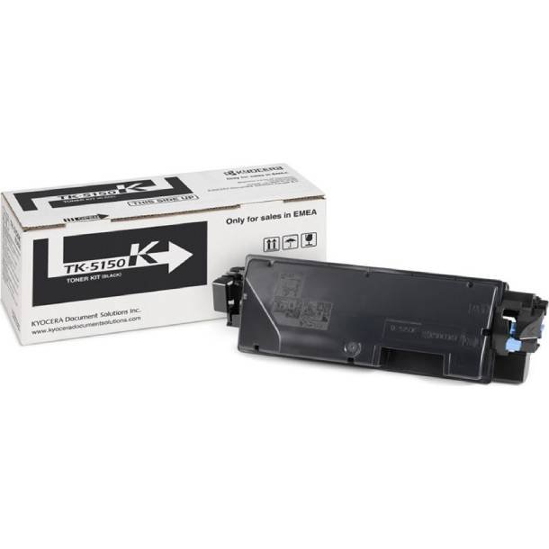 Kyocera TK-5150 BK Original lasertoner (12000 sidor)