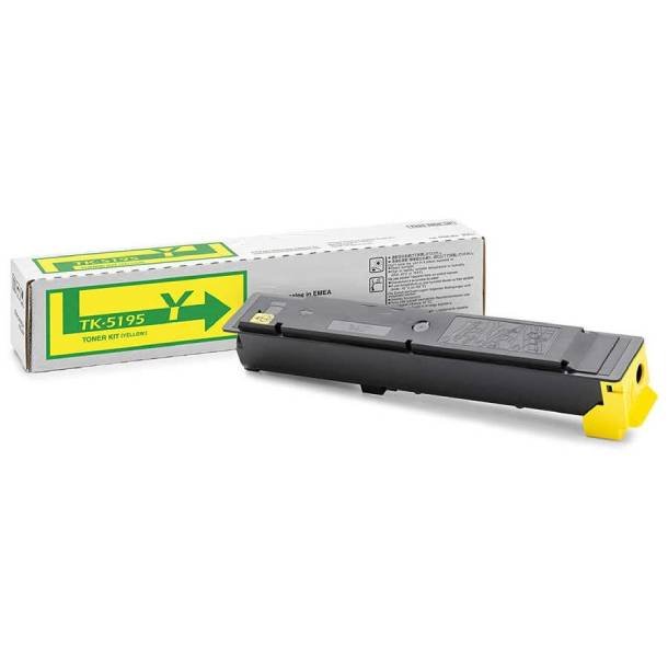 Kyocera TK-5195 Y lasertoner - 1T02R4ANL0 Original - Gul 7000 sider