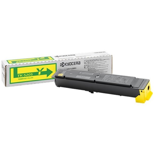 Kyocera TK-5205 Y lasertoner - 1T02R5ANL0 Original - Gul 12000 sider