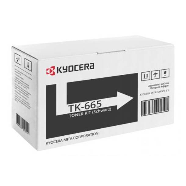 Kyocera TK-665 TASKalfa BK Original lasertoner (55000 sidor)