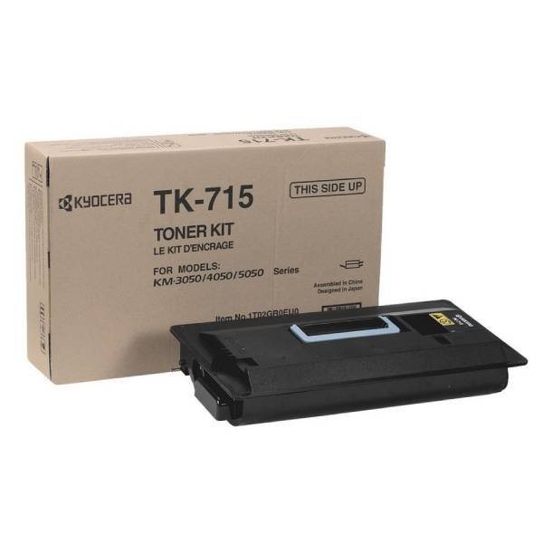 Kyocera TK-715 BK Original lasertoner (34000 sidor)