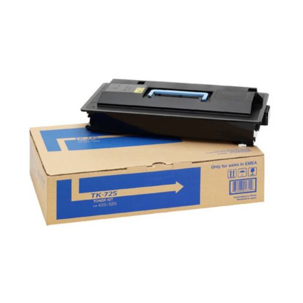 Kyocera TK-725 BK Original lasertoner (34000 sidor)