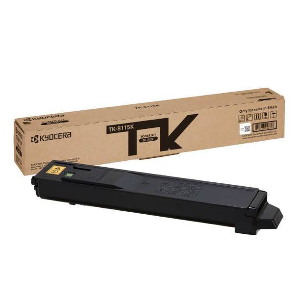 Kyocera TK-8115BK M8124 BK Original lasertoner (12000 sidor)